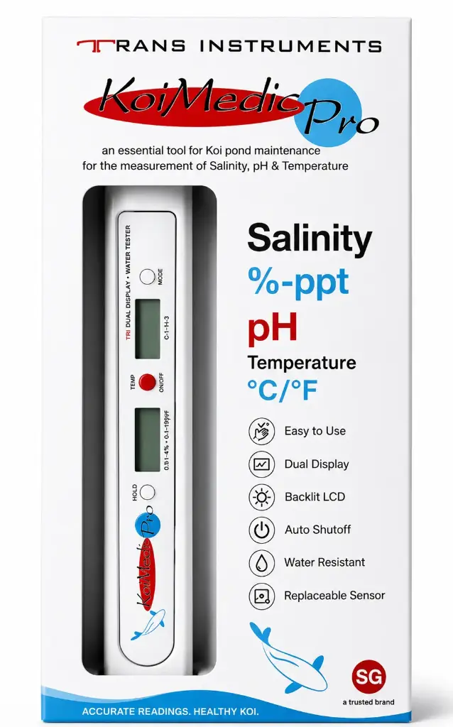 KoiMedicPro - 0.1 ~ 14 pH / 0.01 ~ 1% /0.1 ~ 10ppt  / 0.1 ~