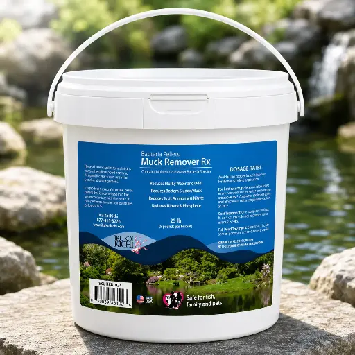 [KK81024] IKU KOI KICHI Muck Remover Pellets RX 25lb